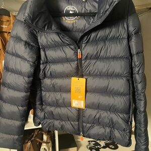 SAVE THE DUCK Navy Puffer Jacket